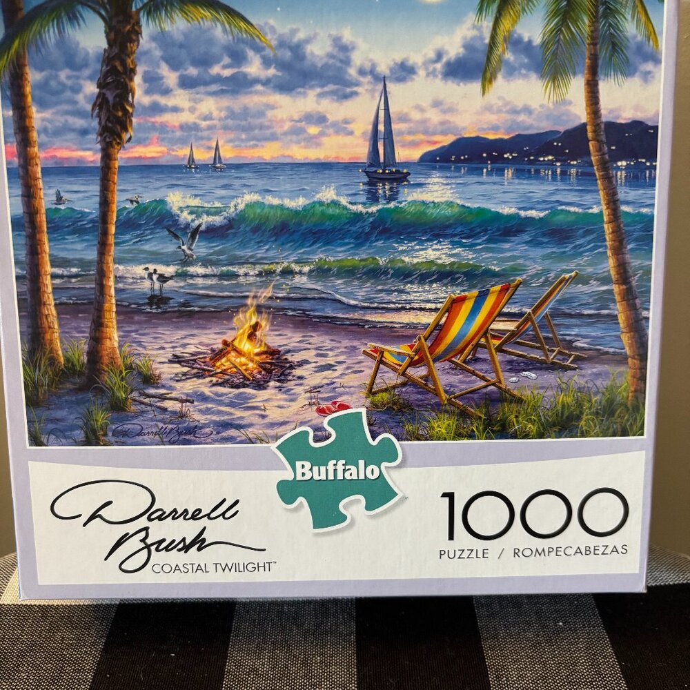 Buffalo 1000 piece puzzle. No missing pieces. Put together once.